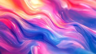 炫丽的梦幻流体画