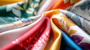 绚丽高端地产绸缎