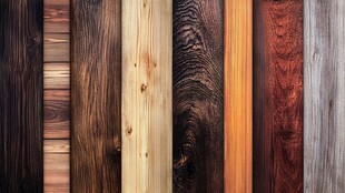 多种颜色木板木材