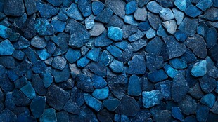 蓝色鹅卵石背景