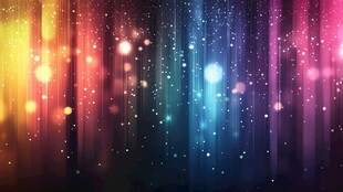 色彩斑斓梦幻灯光