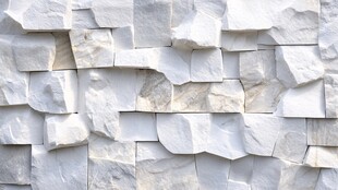 黄色石片装饰墙