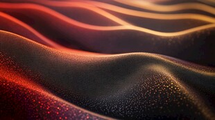 酒红蓝棕黄色抽象渐变