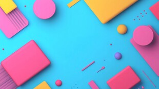 动感模块化创意背景