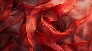 丝绸绚丽的线条