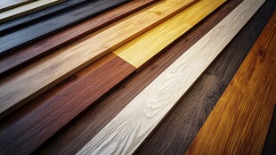 多种颜色木板木材