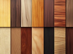 多种颜色木板木材