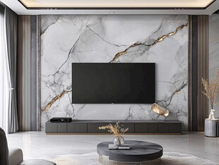 轻奢大理石背景墙