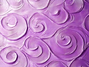 紫色装饰金属片