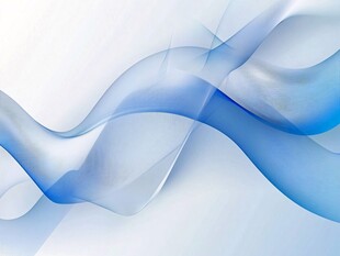 柔美蓝色曲线