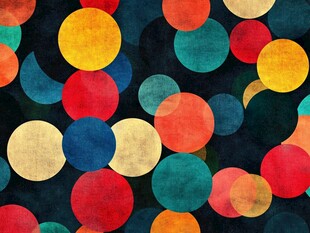 圆圈圆饼墙纸