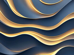 4d金色线条艺术