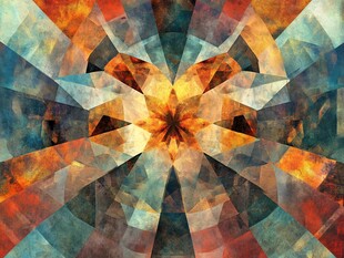 万花筒设计素材光芒