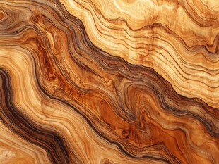 抽象波纹褐色大理石