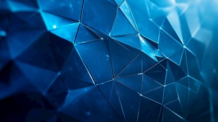 酷炫蓝水晶立体背景