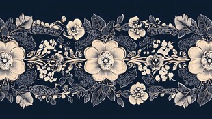 泰式东南亚花卉印花