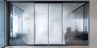 屏风玻璃门
