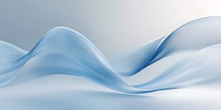 柔美蓝色曲线