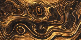 金色抽象流体纹理背景