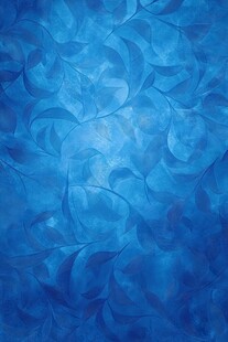 深蓝色浪漫深邃花纹