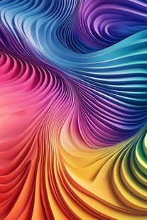 创意波纹弯曲活力