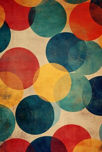 圆圈圆饼墙纸