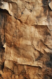 揉皱的牛皮纸肌理