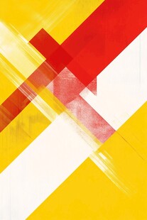 经典红黄撞色背景