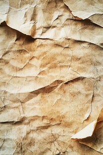 揉皱的牛皮纸肌理