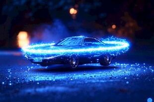 发光的车酷炫车