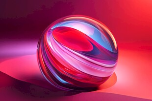 立体渐变发光体设计