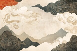 彩云海水纹