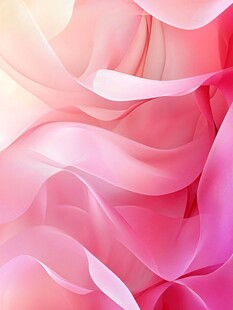 桃红色柔美曲线