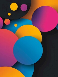 创意图案设计渐变球形