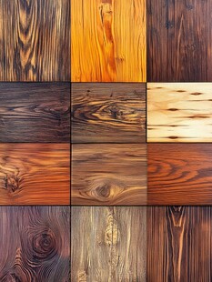 原木色木纹图片色卡