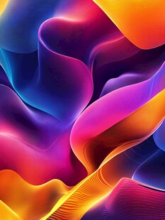 彩色炫彩潮流抽象渐变