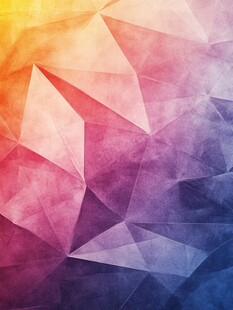炫彩几何多边形