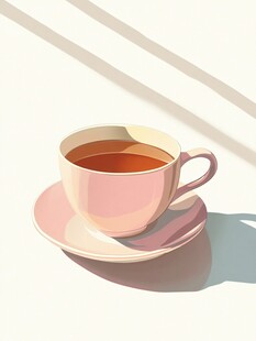 茶杯插画