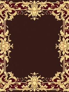 红金色欧式背景