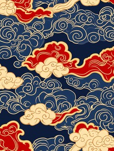 宋代云图高端云纹装饰