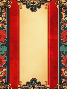红金色欧式背景