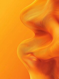 黄色渐变线条纹理创意