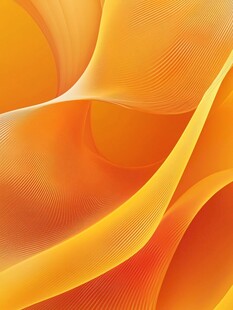 橙色背景条纹流动线条