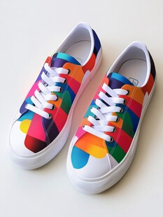 彩色流行皮鞋