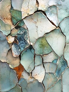 碎钧瓷片背景素材