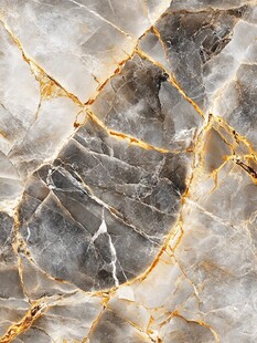 蓝色透光大理石装饰画