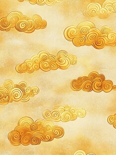 金色云纹背景