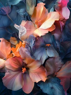 3d立体花壁纸