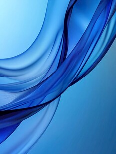 柔美蓝色曲线