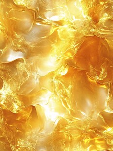 金色动感线条流体熔浆